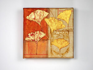Gingko, by P. Kay Hille-Hatten (Mixed Media)