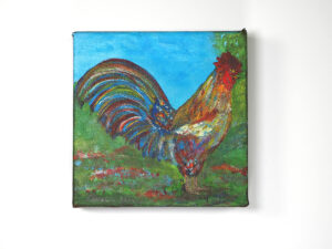 Rooster, by Claudia Gray (Acrylic)