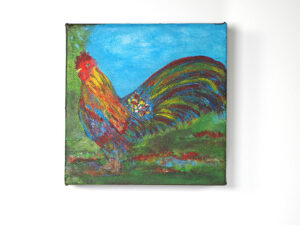 Rooster Al Fresco, by Claudia Gray (Acrylic)